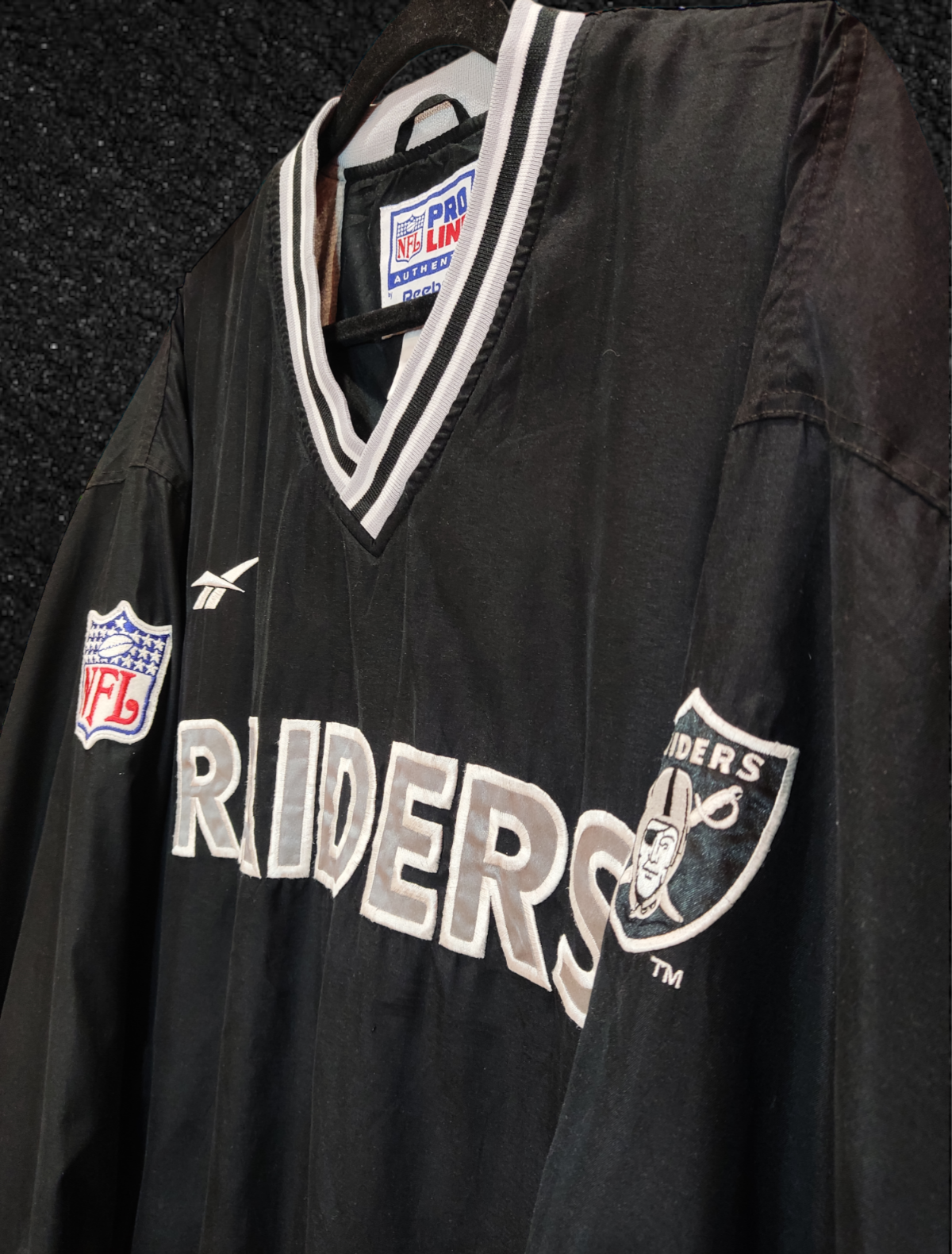 Chaqueta Vintage Raiders NFL PRO LINE & REEBOK